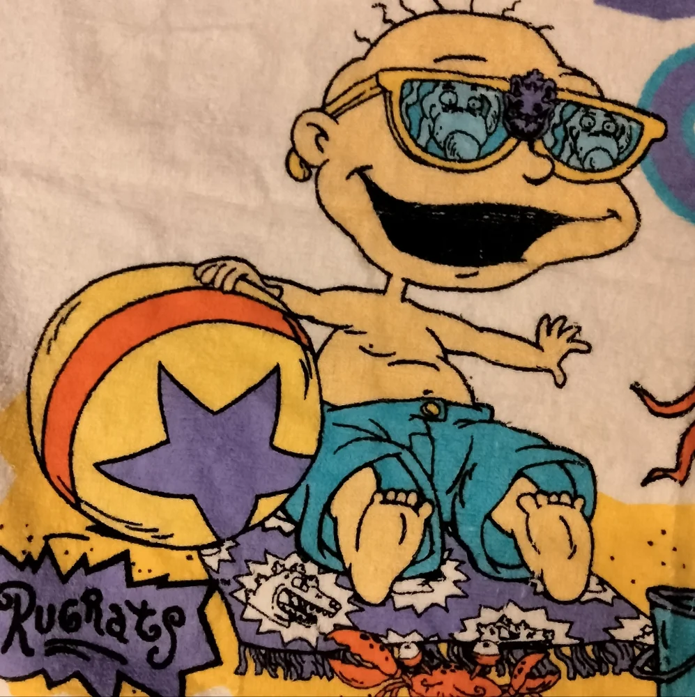 Vintage Rugrats Franco Beach Co. beach towel